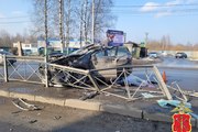 Виновником смертельного ДТП в Ленобласти полиция считает таксиста  Он задержан