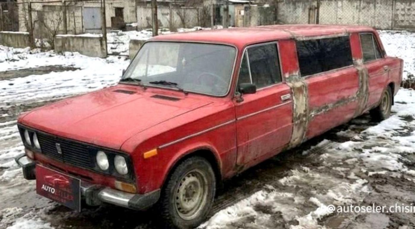 Необычный лимузин на базе ВАЗ-2106 выставили на продажу в Молдове