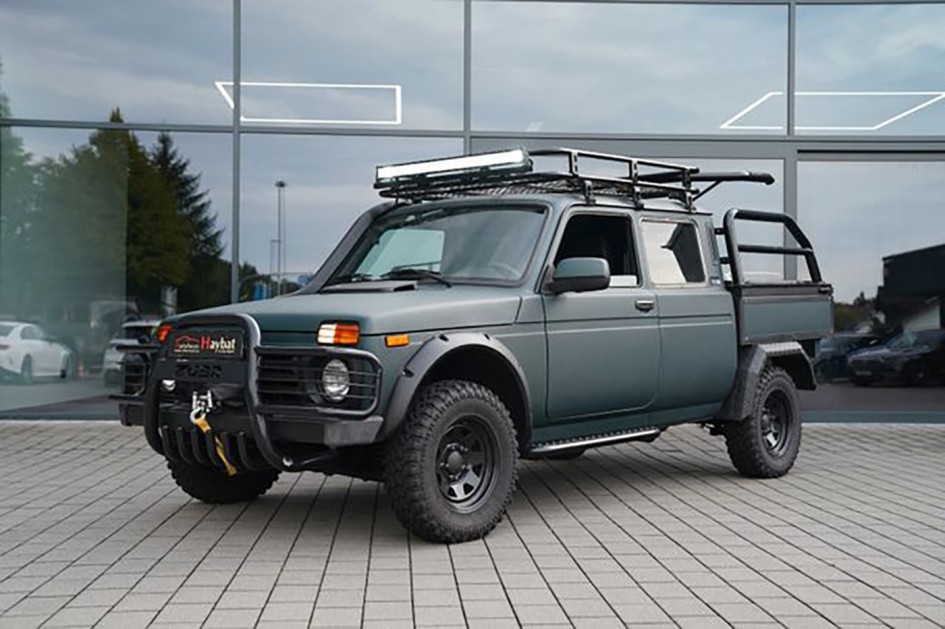 В Германии выставили на продажу уникальный пикап на базе Lada Niva за 35 тысяч евро
