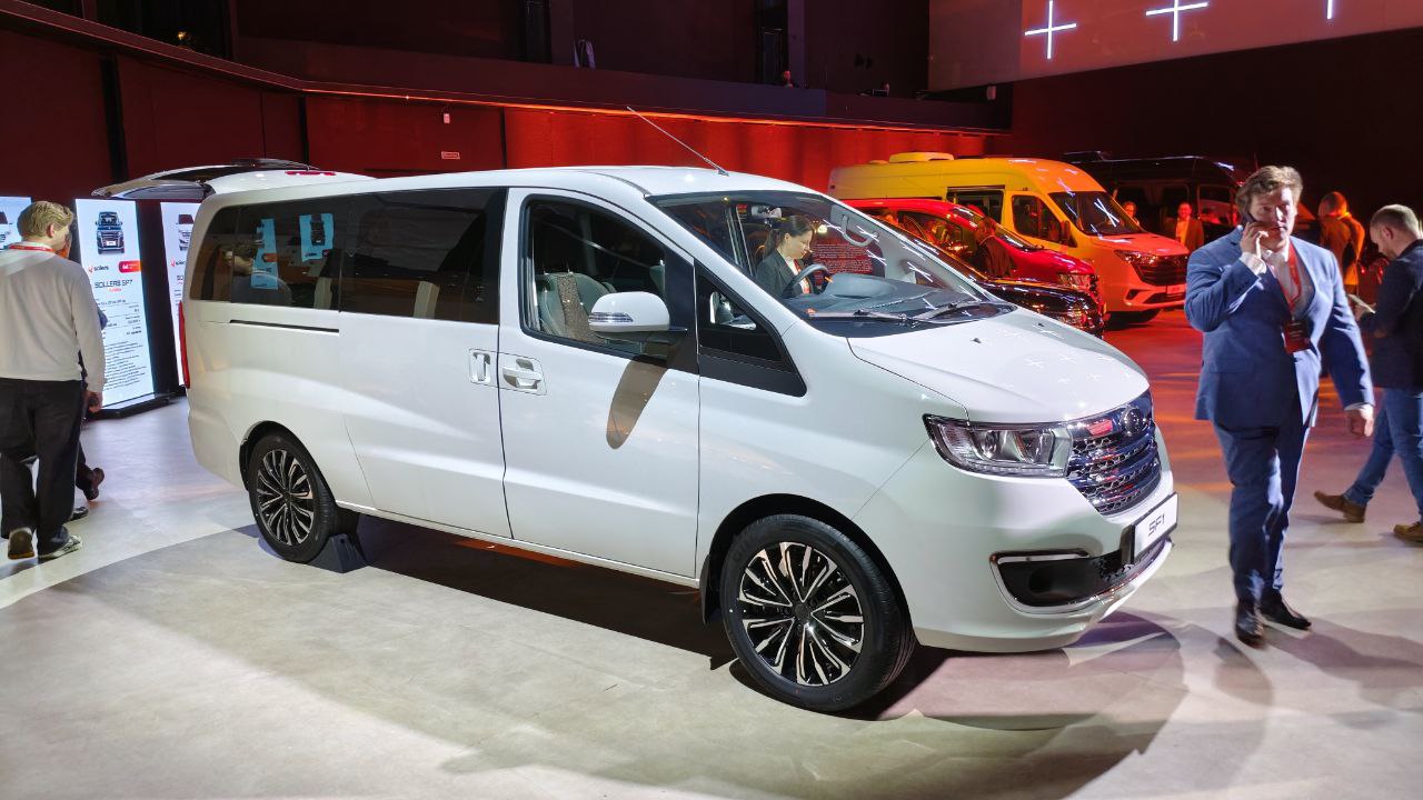 Sollers показал новый минивэн SF1 который появится в продаже в 2026 году