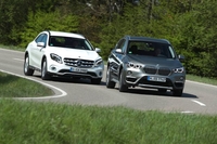 Mercedes GLA против BMW X1  подвижность или практичность